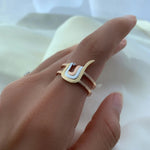 Load image into Gallery viewer, The Double Banded Ring - HIBA JABER