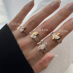 Load image into Gallery viewer, The Thin & Thick Duo Ring - HIBA JABER