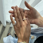 Load image into Gallery viewer, The Thin & Thick Duo Ring - HIBA JABER