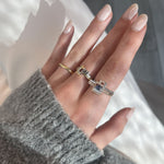 Load image into Gallery viewer, The Thin & Thick Duo Ring - HIBA JABER