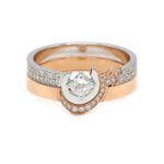 Load image into Gallery viewer, Thick Duo Rings - HIBA JABER