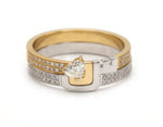 Load image into Gallery viewer, Thick Duo Rings - HIBA JABER