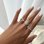 Load image into Gallery viewer, Thick Duo Rings - HIBA JABER