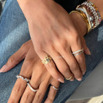 Load image into Gallery viewer, Thick Duo Rings - HIBA JABER