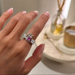 Load image into Gallery viewer, Thick Duo Rings - HIBA JABER
