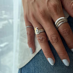 Load image into Gallery viewer, Thick Duo Rings - HIBA JABER