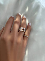 Load image into Gallery viewer, Thick Trio Rings - HIBA JABER