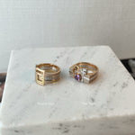 تحميل الصورة في عارض المعرض, Thick Trio Rings - HIBA JABER