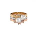 Load image into Gallery viewer, Thick Trio Rings - HIBA JABER