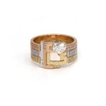 Load image into Gallery viewer, Thick Trio Rings - HIBA JABER