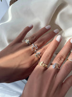 تحميل الصورة في عارض المعرض, Thin Duo Rings - HIBA JABER