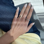 عرض الصورة في المعرض، Thin Duo Rings - HIBA JABER