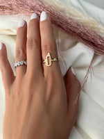 تحميل الصورة في عارض المعرض, Thin Duo Rings - HIBA JABER