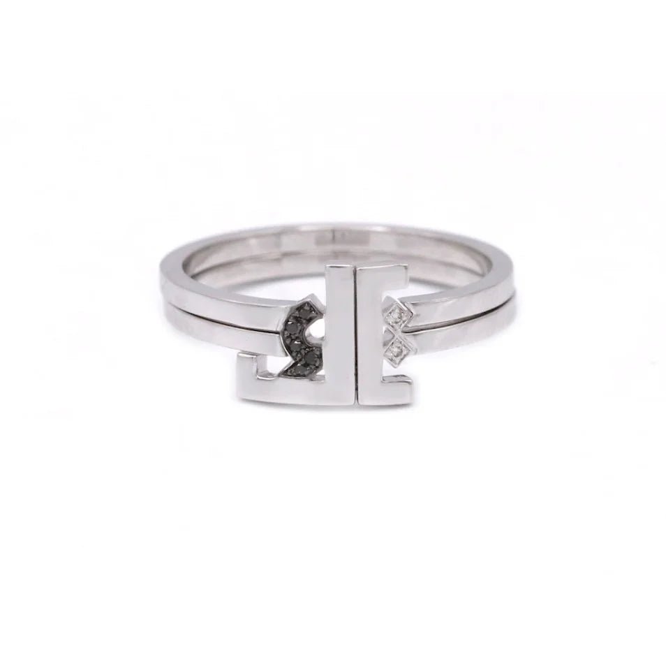 Thin Duo Rings - HIBA JABER