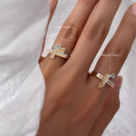 تحميل الصورة في عارض المعرض, Thin Duo Rings - HIBA JABER