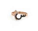 تحميل الصورة في عارض المعرض, Thin Duo Rings - HIBA JABER