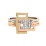 Load image into Gallery viewer, Thin Trio Ring - Letters Fa, Ha & Geem - HIBA JABER