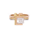 Load image into Gallery viewer, Thin Trio Rings - HIBA JABER