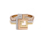 Load image into Gallery viewer, Thin Trio Rings - HIBA JABER