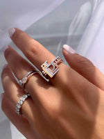 Load image into Gallery viewer, Thin Trio Rings - HIBA JABER