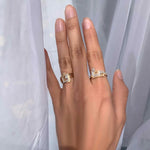 Load image into Gallery viewer, Thin Trio Rings - HIBA JABER