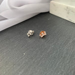 تحميل الصورة في عارض المعرض, Trio Baguette Diamond Earring - Butterfly lock - HIBA JABER