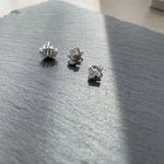 Load image into Gallery viewer, Trio Diamond Flower Earring/ Three prongs - Single Piece - HIBA JABER