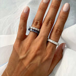 تحميل الصورة في عارض المعرض, Two Way Eternity Ring | Ovals & Pear Diamonds - HIBA JABER