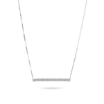 Load image into Gallery viewer, Vertical Diamond Bar Necklace - HIBA JABER