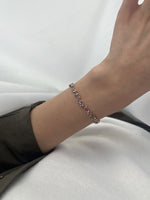 تحميل الصورة في عارض المعرض, Zigzag Multi Colored Sapphire Pears with Diamond Droplets Bracelet - HIBA JABER