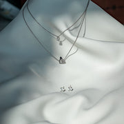 0.4 Ct Fancy Cut Diamond Necklace - HIBA JABER