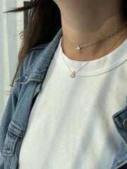 0.7cts Diamond Necklace with Bold Chain - HIBA JABER