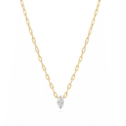 0.7cts Diamond Necklace with Bold Chain - HIBA JABER