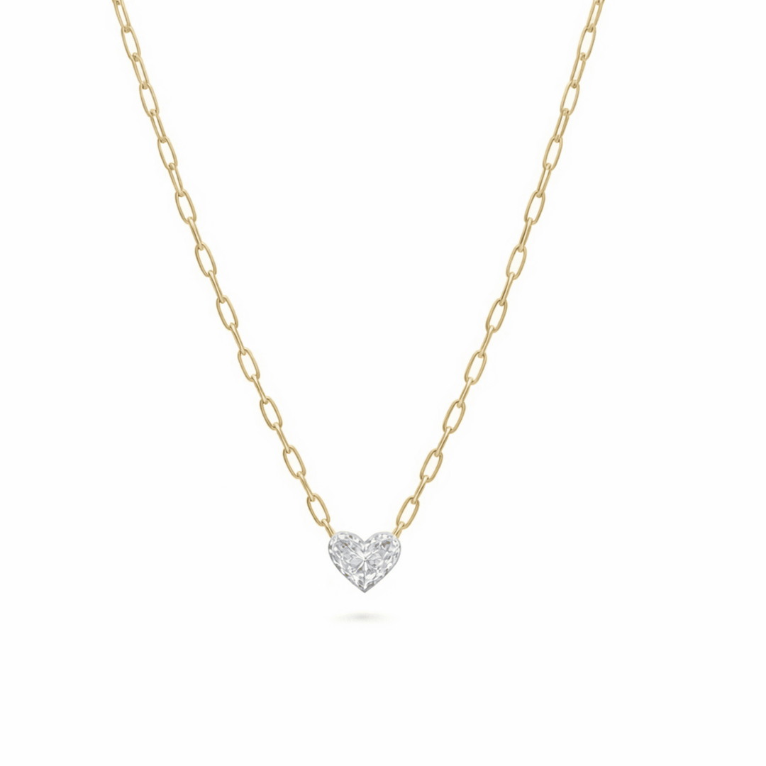 0.7cts Diamond Necklace with Bold Chain - HIBA JABER