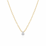 Load image into Gallery viewer, 0.7cts Diamond Necklace with Bold Chain - HIBA JABER