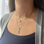 Load image into Gallery viewer, 0.7cts Diamond Necklace with Bold Chain - HIBA JABER