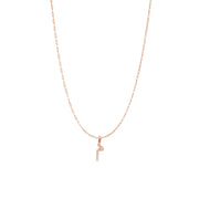 0.7cts Trillion Necklace with Bold Chain - HIBA JABER