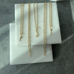 تحميل الصورة في عارض المعرض, 0.7cts Trillion Necklace with Bold Chain - HIBA JABER

