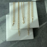0.7cts Trillion Necklace with Bold Chain - HIBA JABER