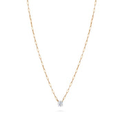 0.7cts Trillion Necklace with Bold Chain