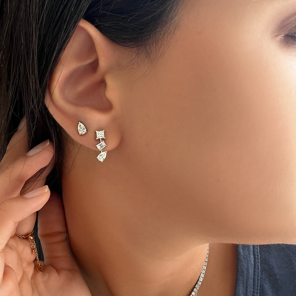 Diamond Stud Earring - 0.24ct