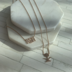 Load image into Gallery viewer, Saudi Emblem Rose Gold Necklace - Yellow
