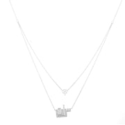 4 - Character Duo Chain Name Necklace | Sara - HIBA JABER