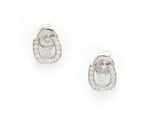 Load image into Gallery viewer, Single Initial Earring Set in Diamonds
