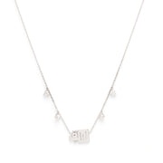 Three Letter Chain Necklace - Ha, Ba & Ha - هبة