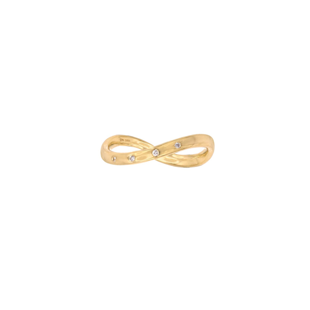 Bold Infinity Channel Setting Ring