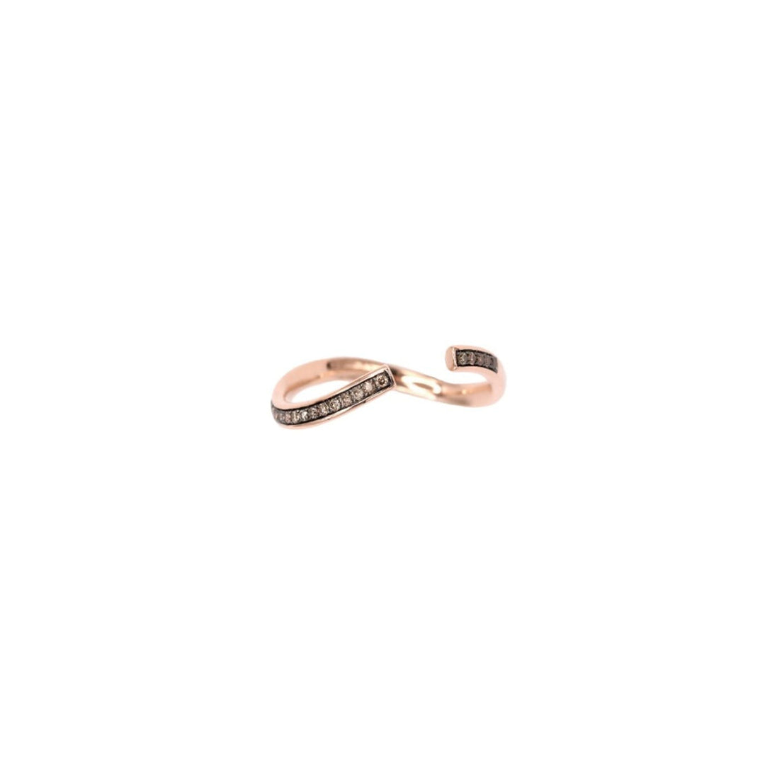 Cropped Infinity Double Banded Ring
