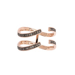 Load image into Gallery viewer, Cropped Infinity Double Banded Ring

