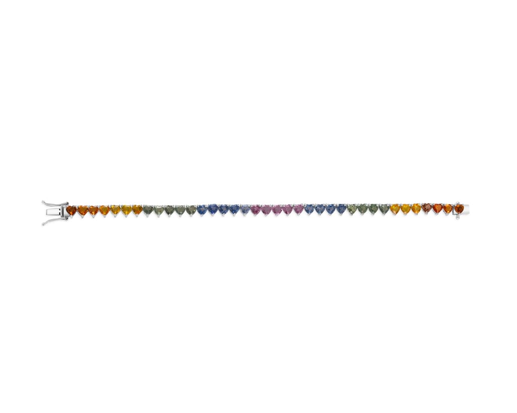 Heart Sapphire Bracelet