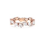 تحميل الصورة في عارض المعرض, Zigzag Pear Diamond Droplets Ring
